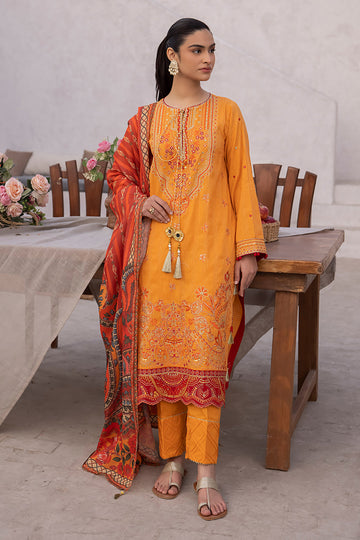 Zellbury Embroidered Shirt Shalwar Dupatta - 1149 Online Shopping